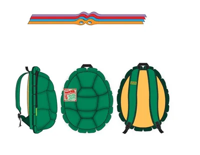 Teenage Mutant Ninja Turtles: 3D Shell Backpack 