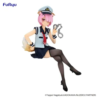 Re:ZERO - Starting Life in Another World - Ram Police Officer Cap with Dog Ear - Noodle Stopper Figure