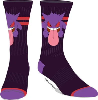 Pokémon: Gengar Tongue Out Socks 