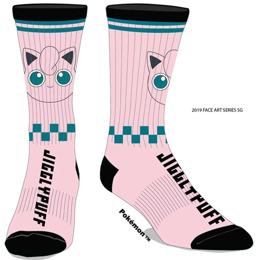 Pokémon: Jigglypuff Pink Socks 