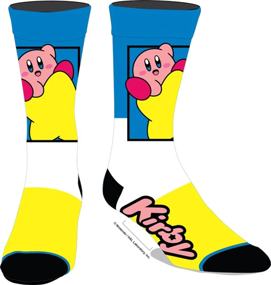 Kirby with Star Socks 