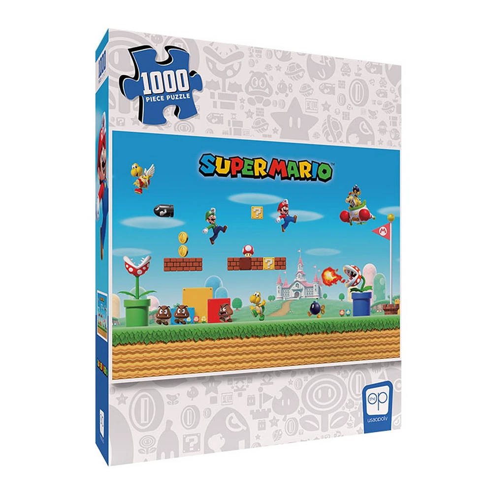 Super Mario Mayhem 1,000pc Puzzle 