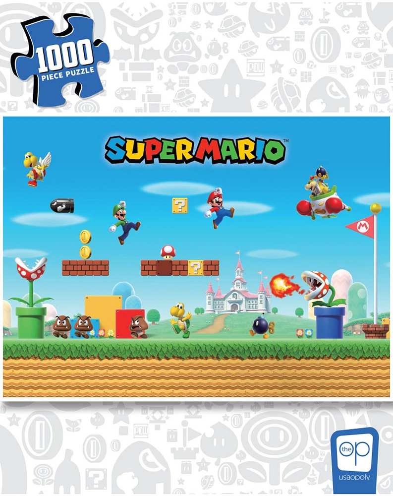 Super Mario Mayhem 1,000pc Puzzle 
