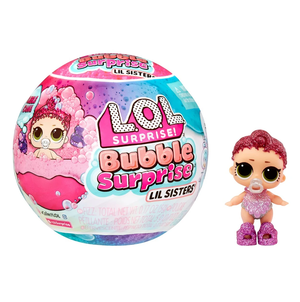 LOL Surprise Bubble Surprise Lil Sisters – One Variation Chosen at Random