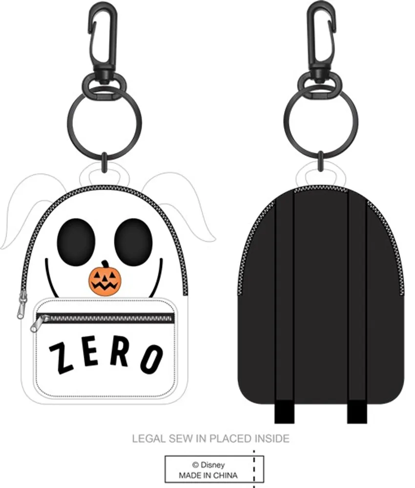 The Nightmare Before Christmas: Zero Backpack Keychain 