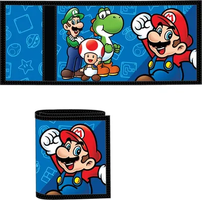 Mario Kids Trifold Wallet 