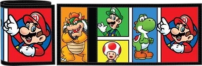 Super Mario Kids Trifold Wallet