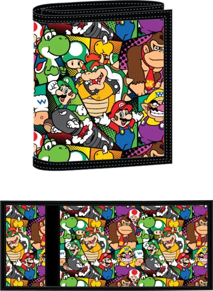 Mario Collage Kids Wallet 