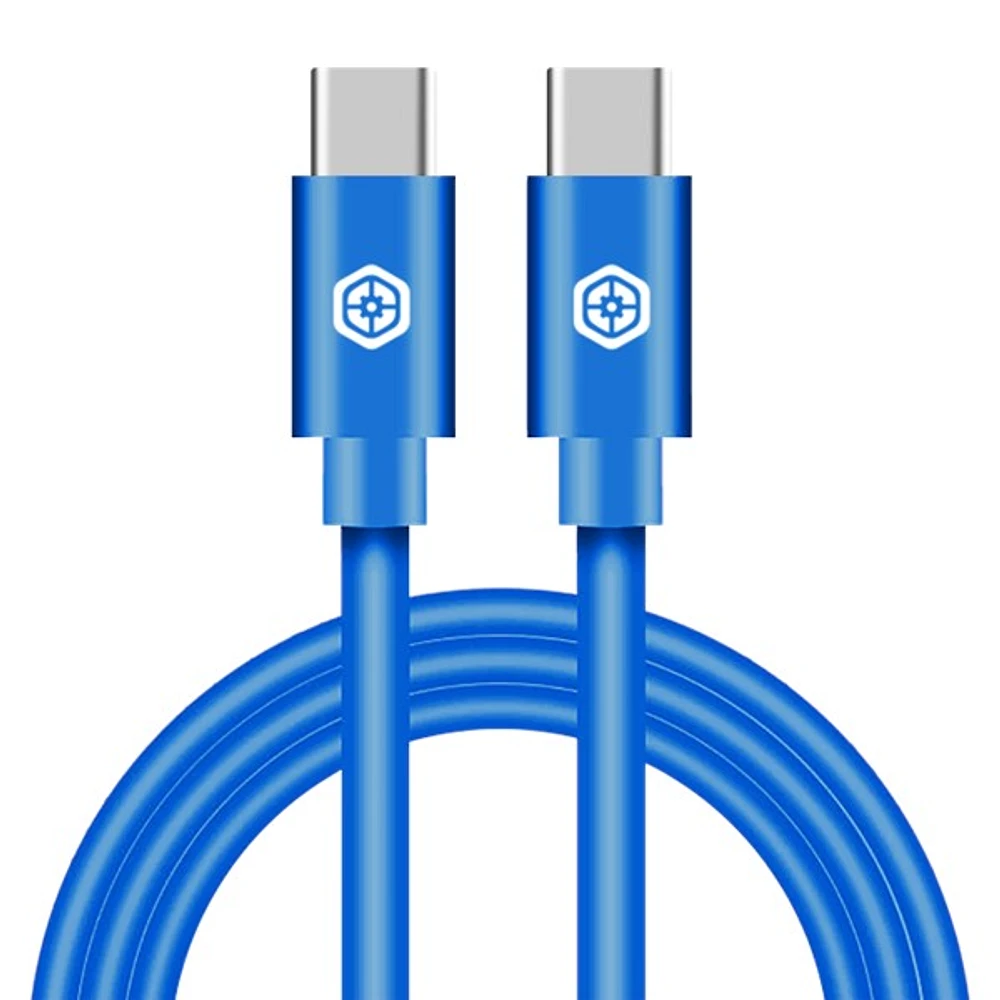 Biogenik USB-C to USB-C 2 Meter Charge Cable - Blue 