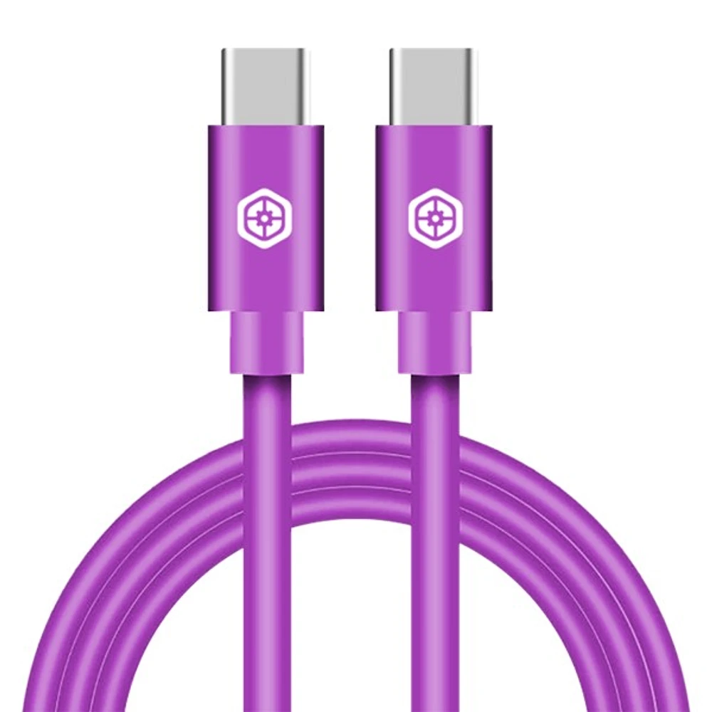 Biogenik USB-C to USB-C Charge 2 Meter Cable - Purple