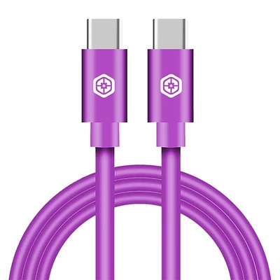 Biogenik USB-C to USB-C Charge 2 Meter Cable - Purple 
