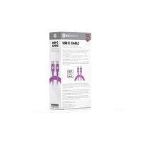 Biogenik USB-C to USB-C Charge 2 Meter Cable - Purple 
