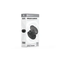 Biogenik Wireless Bluetooth Earbuds with Silicone Ear Tips and Mic - Black 