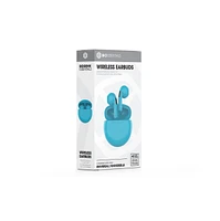 Biogenik Wireless Earbuds with Built in Mic - Hard Light Blue 