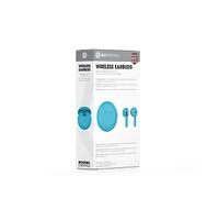 Biogenik Wireless Earbuds with Built in Mic - Hard Light Blue 