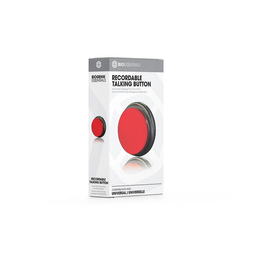 Biogenik Recordable Message Play Back Button 