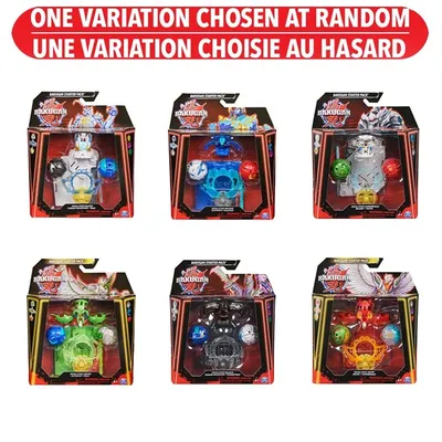 Bakugan Started 3 Pack Assorted – One Variation Chosen at Random