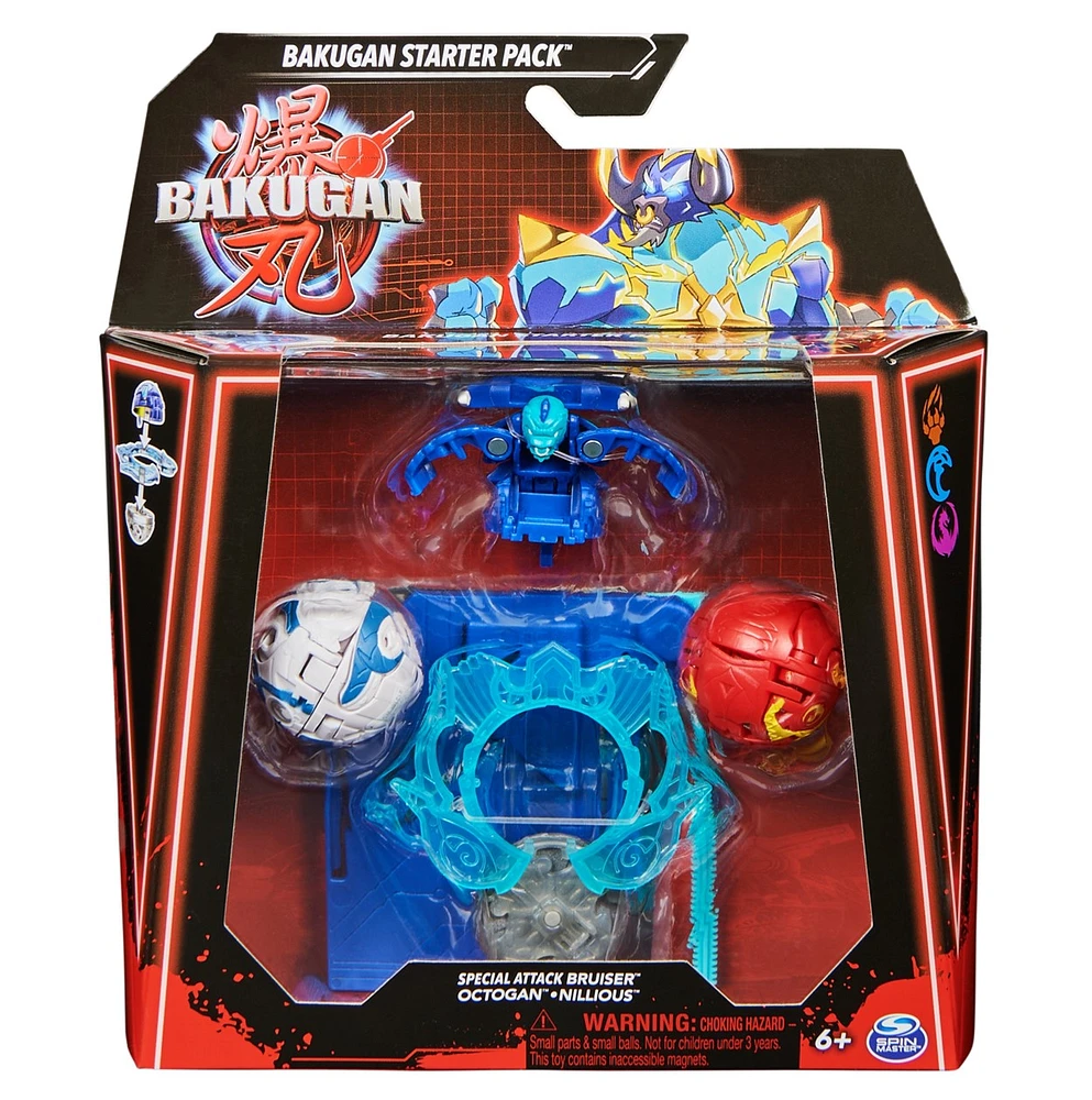 Bakugan Started 3 Pack Assorted – One Variation Chosen at Random