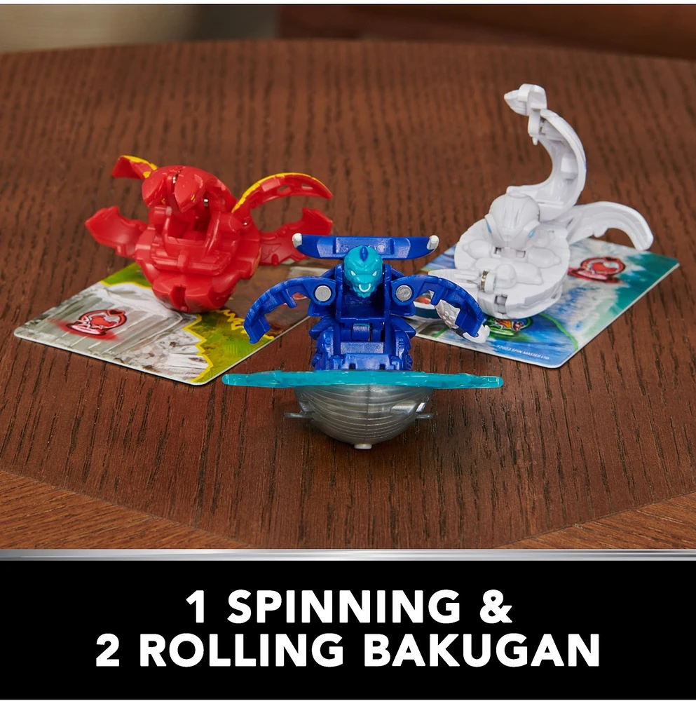 Bakugan Started 3 Pack Assorted – One Variation Chosen at Random