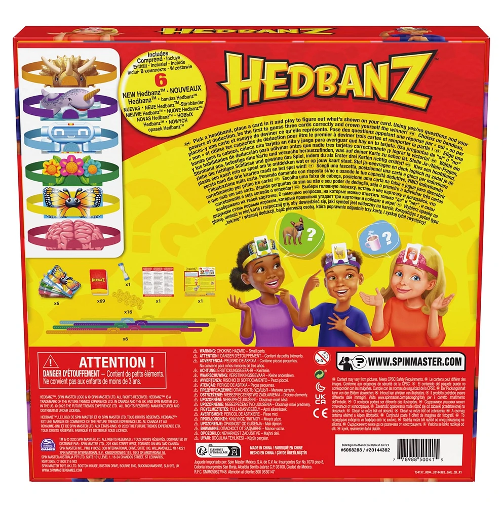Hedbanz 2nd Edition Picture Guessing Board Game 