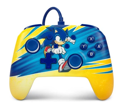 PowerA Enhanced Wired Controller for Nintendo Switch - Sonic Boost 