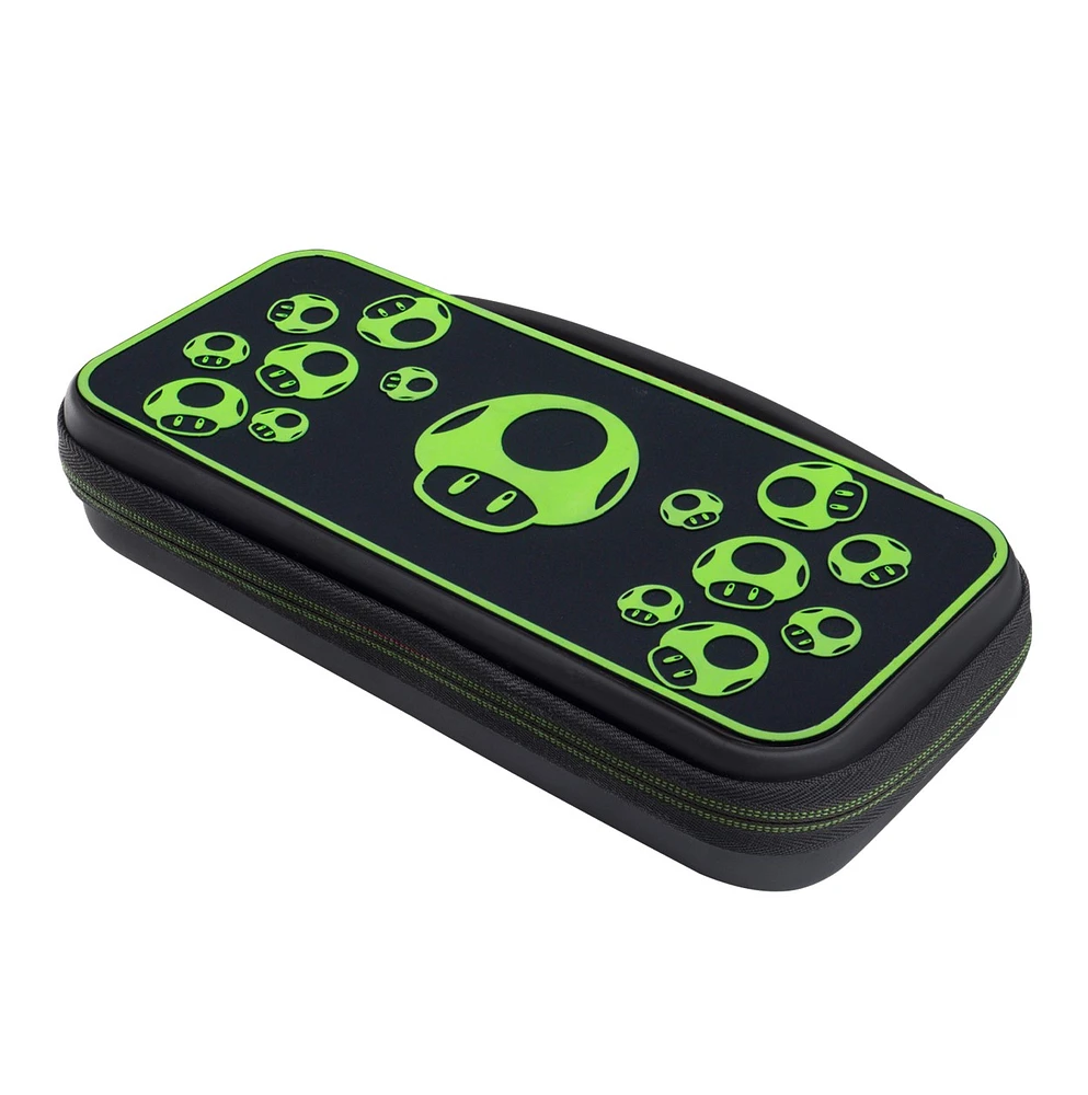 PDP Travel Case Plus GLOW for Nintendo Switch - 1-Up Mushroom 