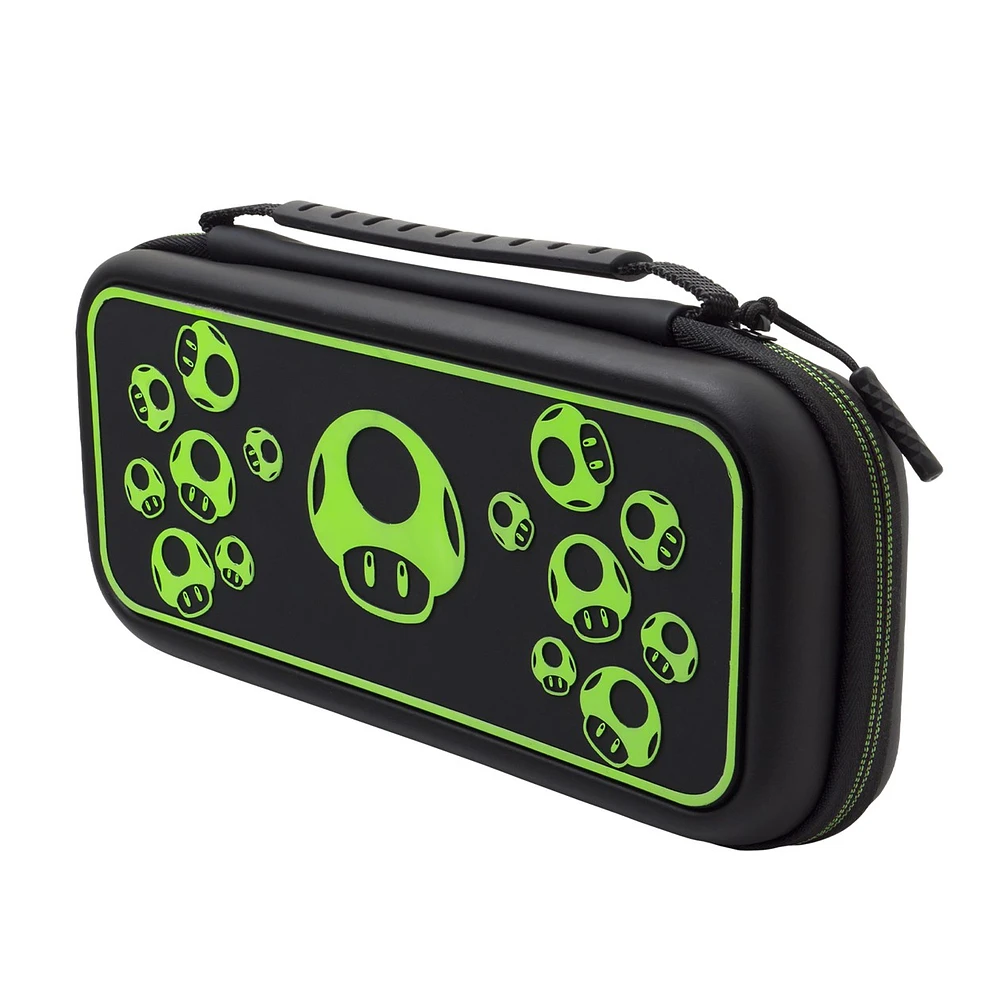 PDP Travel Case Plus GLOW for Nintendo Switch - 1-Up Mushroom 