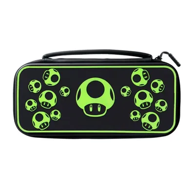 PDP Travel Case Plus GLOW for Nintendo Switch - 1-Up Mushroom 
