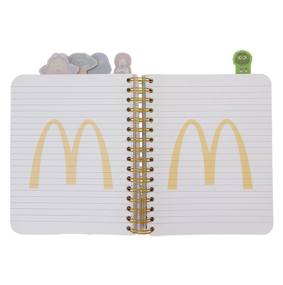  McDonald's McDonaldland Papeterie Journal à onglets en spirale 