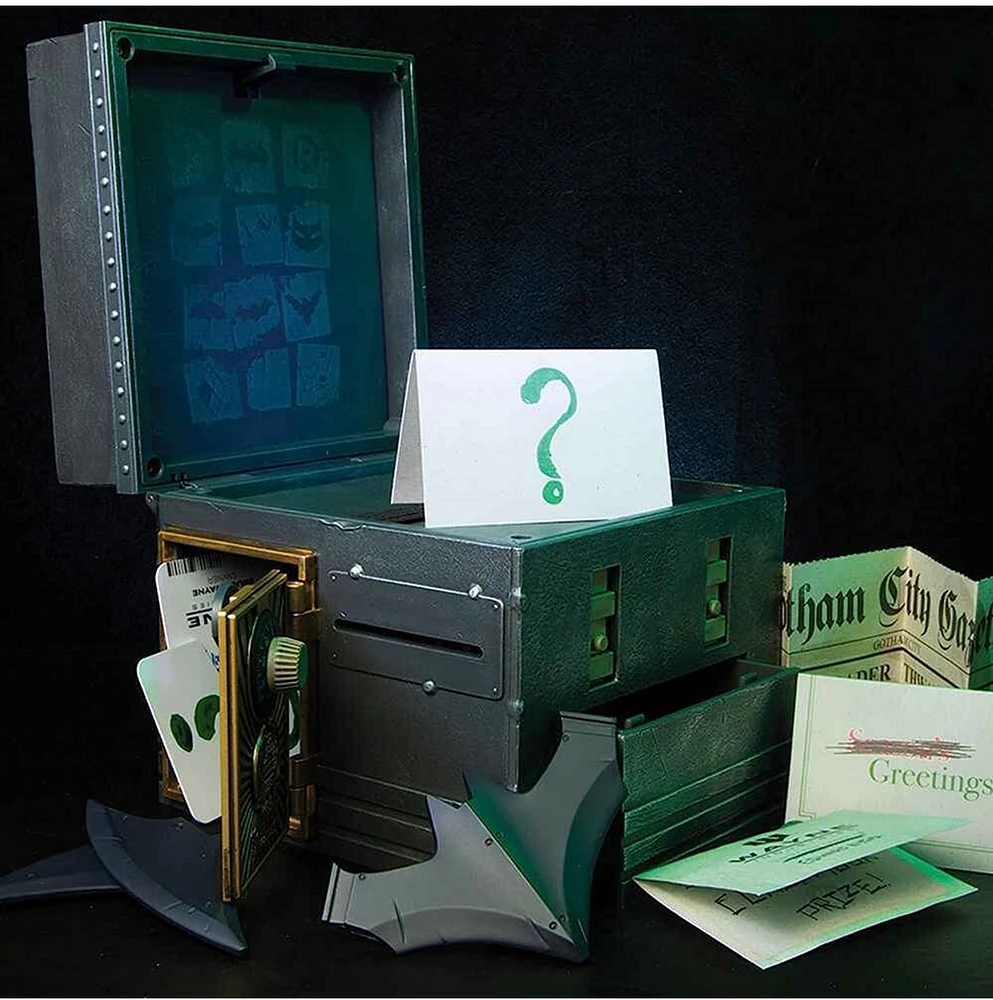 DC Direct The Riddler Puzzle Box Deluxe Set - Detective Mode Variant 