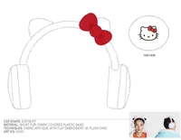 Hello Kitty Earmuffs with Ears and Bow 