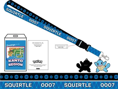 Pokémon Squirtle Lanyard with Charm 
