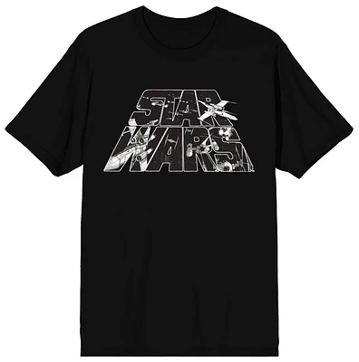 Star Wars X-Wing Logo Noir Tee