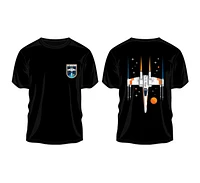 Star Wars X-Wing sur le dos Tee-shirt noir taille XXL 