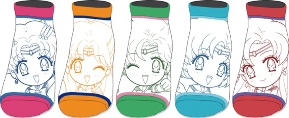 Sailor Moon Ankle Socks 5 pairs 