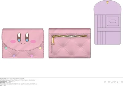Kirby Big Face Flap Wallet  