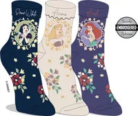 Disney Princess Ladies Socks 3 pairs 
