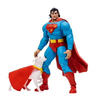 DC Multiverse Superman & Krypto (Return of Superman) 7in Figure McFarlane Collector Edition #9 
