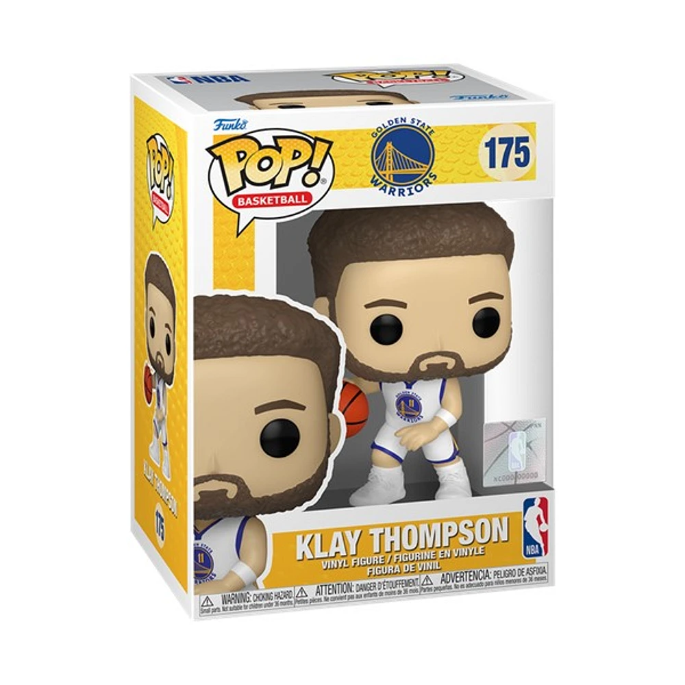 POP! NBA Warriors Klay Thompson (White Jersey) 