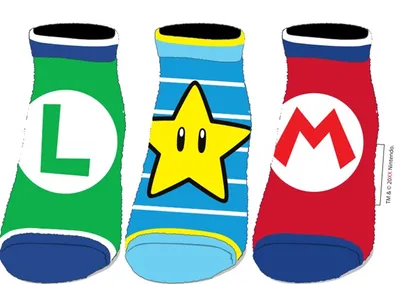 Super Mario Ladies Socks 3 pairs 