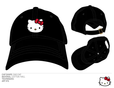 Hello Kitty Black Cap 