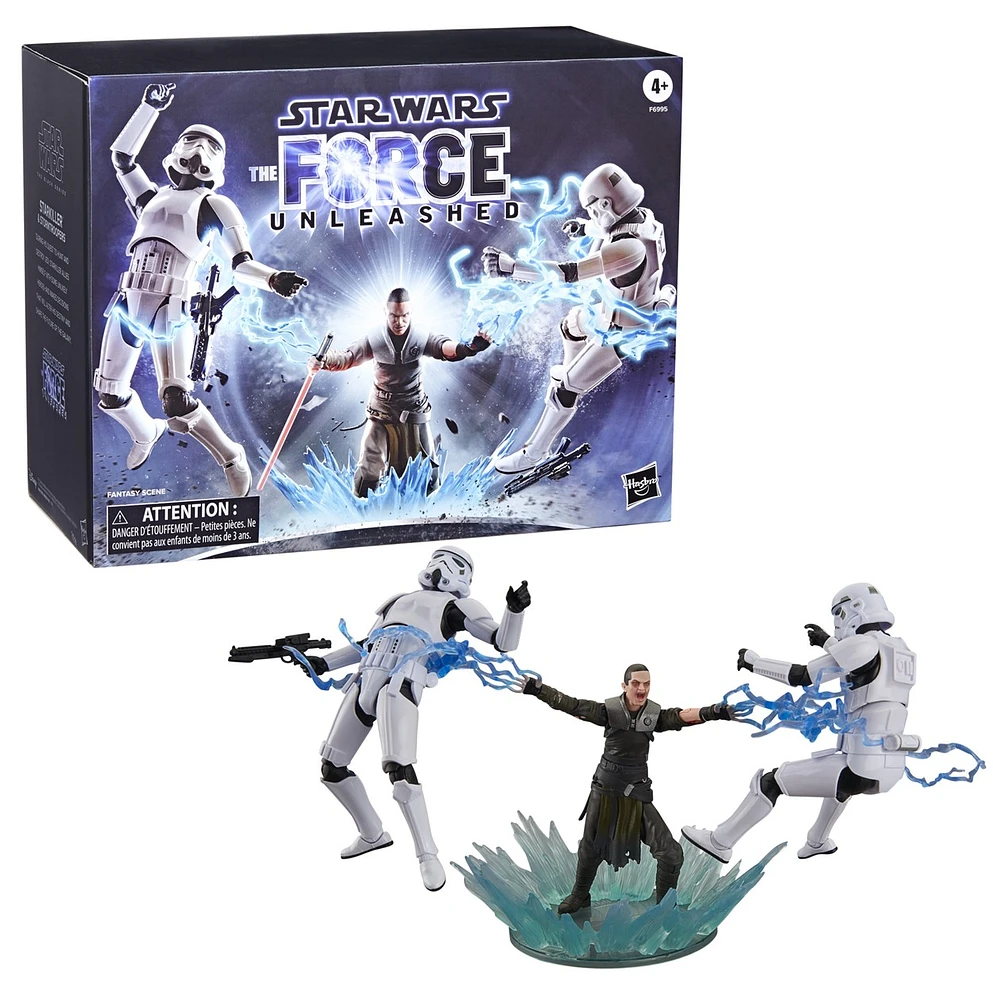 Star Wars The Black Series Starkiller & Troopers 