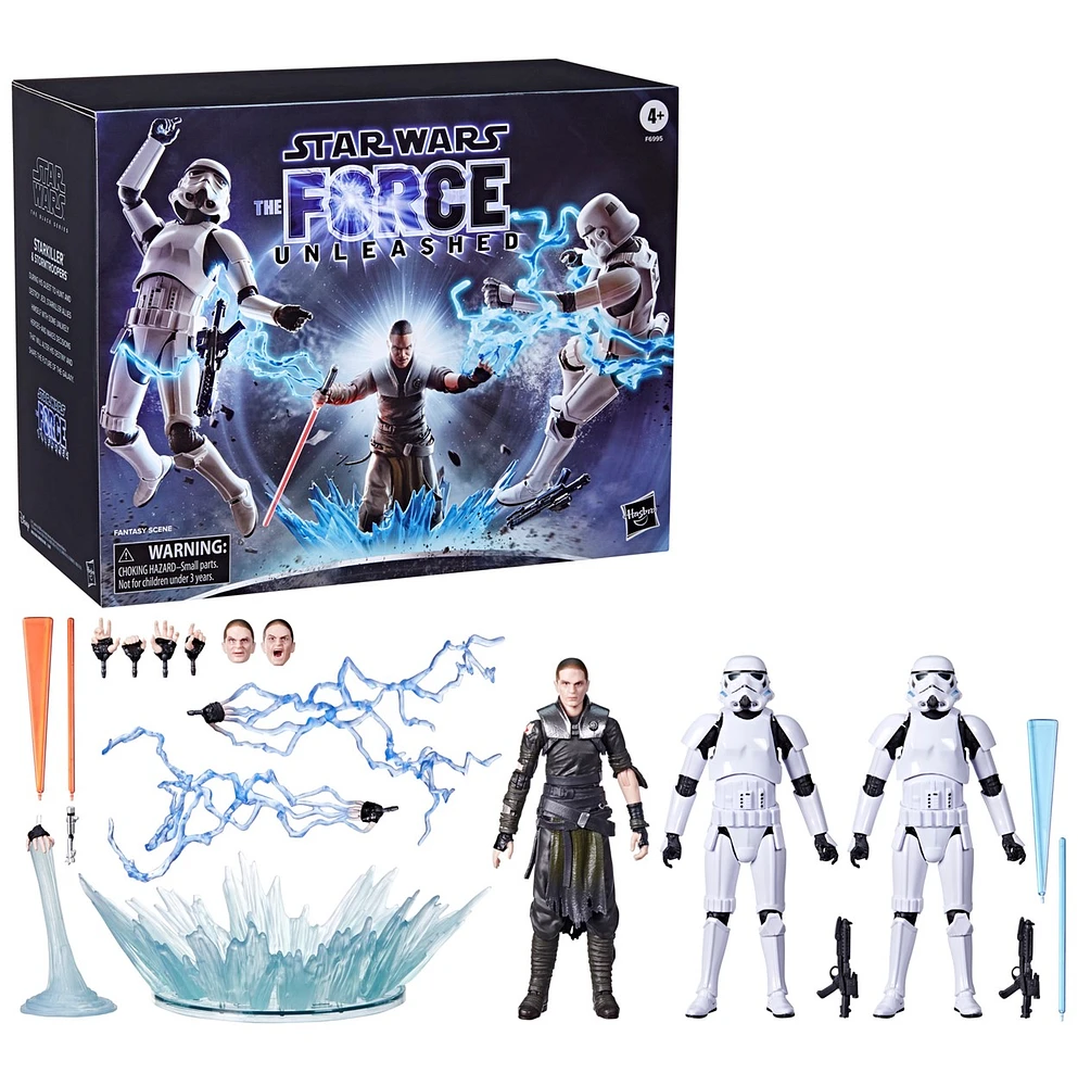 Star Wars The Black Series Starkiller & Troopers 