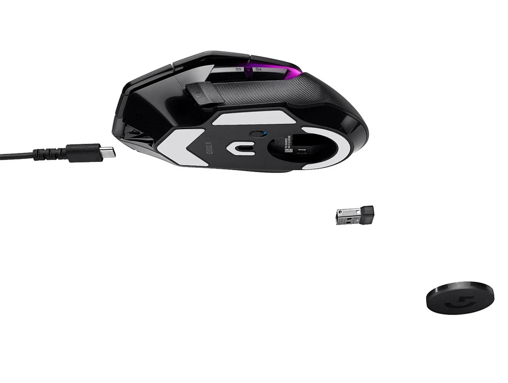 Logitech G502 X Plus Lightspeed Wireless RGB Gaming Mouse - Noir 