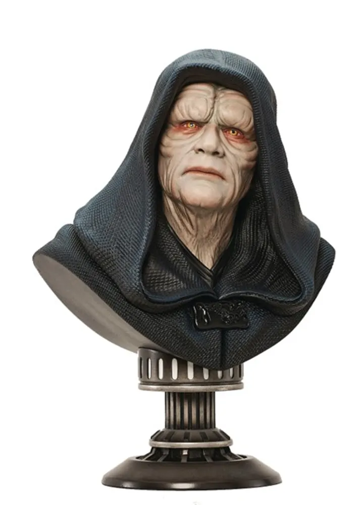 Star Wars Return of the Jedi Emperor Palpatine Legends in 3D 1/2 Scale Bust 