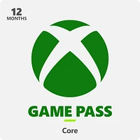 Xbox Game Pass Core 12 mois - Numérique