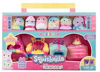 Squishmallows Squishville! Ensemble de mini peluches Birthday Bash de 2 pouces 