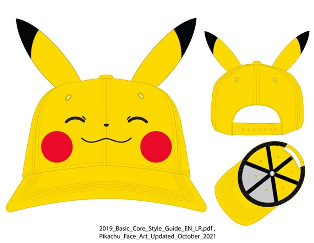 Pikachu Cap with 3D Ears 