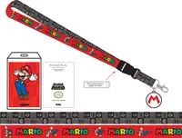 Super Mario Lanyard with Charm