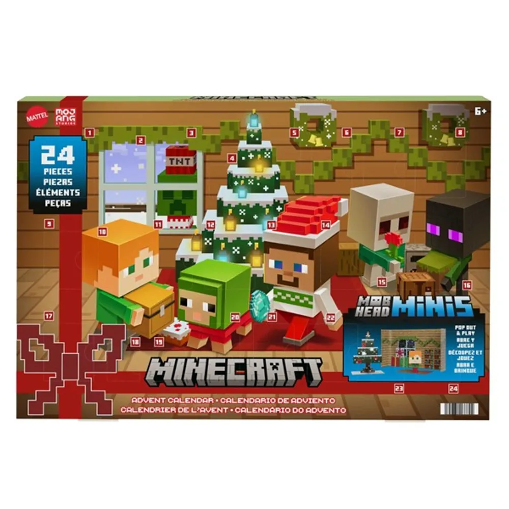 Minecraft Mob Head Minis Advent Calendar 